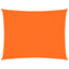 solsejl 2x3,5 m rektangulær oxfordstof orange