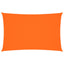 solsejl 2x4,5 m rektangulær oxfordstof orange