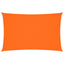 solsejl 2x5 m rektangulær oxfordstof orange