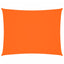solsejl 2,5x4 m rektangulær oxfordstof orange