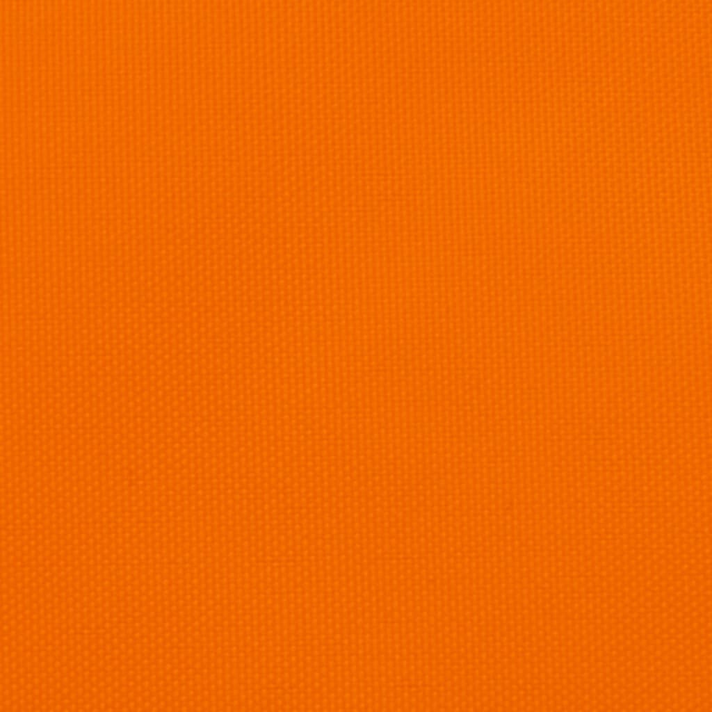 solsejl 2,5x5 m rektangulær oxfordstof orange