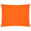 solsejl 4x5 m rektangulær oxfordstof orange