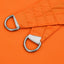 solsejl 3x3x3 m oxfordstof trekantet orange