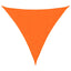 solsejl 4,5x4,5x4,5 m oxfordstof trekantet orange