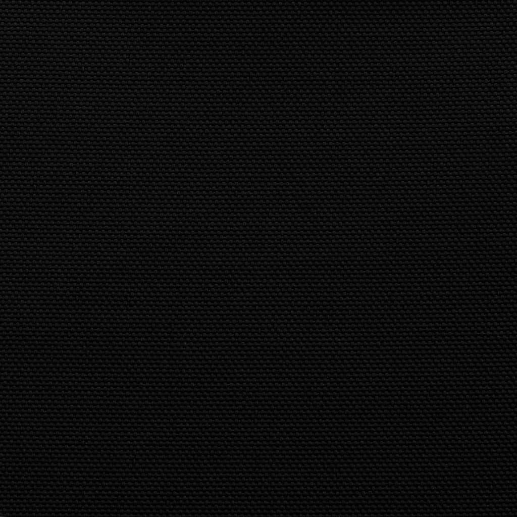 solsejl 6x8 m rektangulær oxfordstof sort