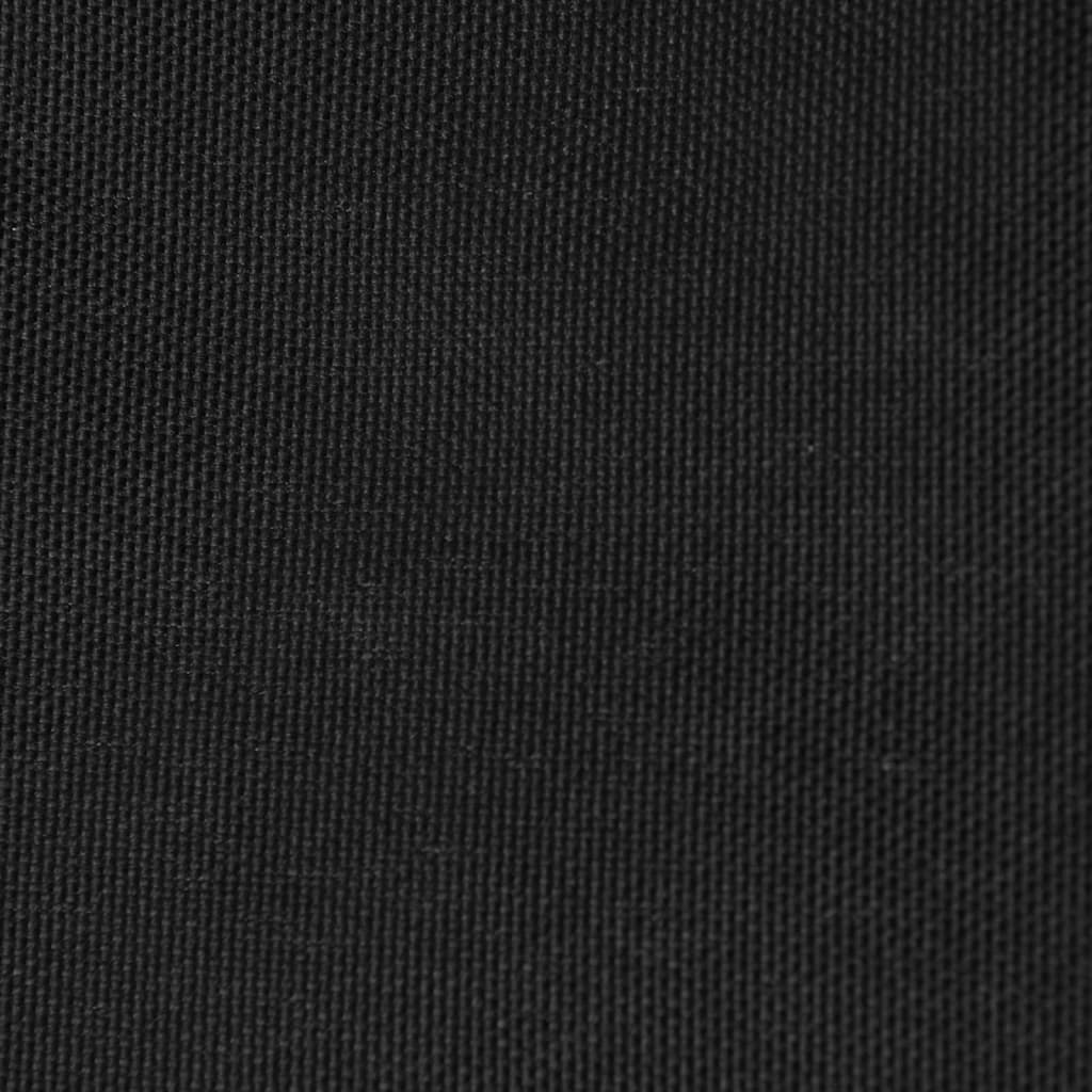 solsejl 2/4x3 m trapezformet oxfordstof sort