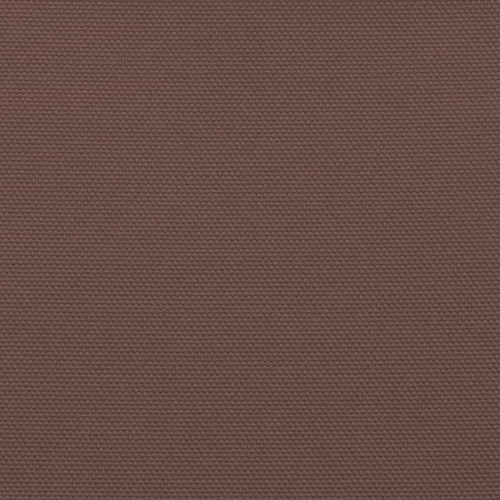solsejl 2,5x2,5 m firkantet oxfordstof brun
