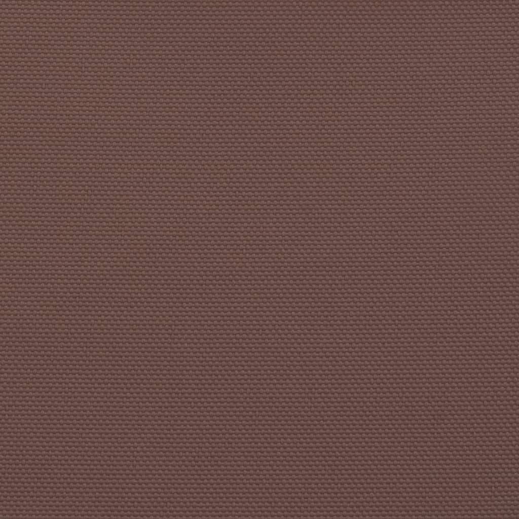 solsejl 2,5x4 m rektangulær oxfordstof brun