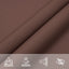 solsejl 3,6x3,6x3,6 m oxfordstof trekantet brun