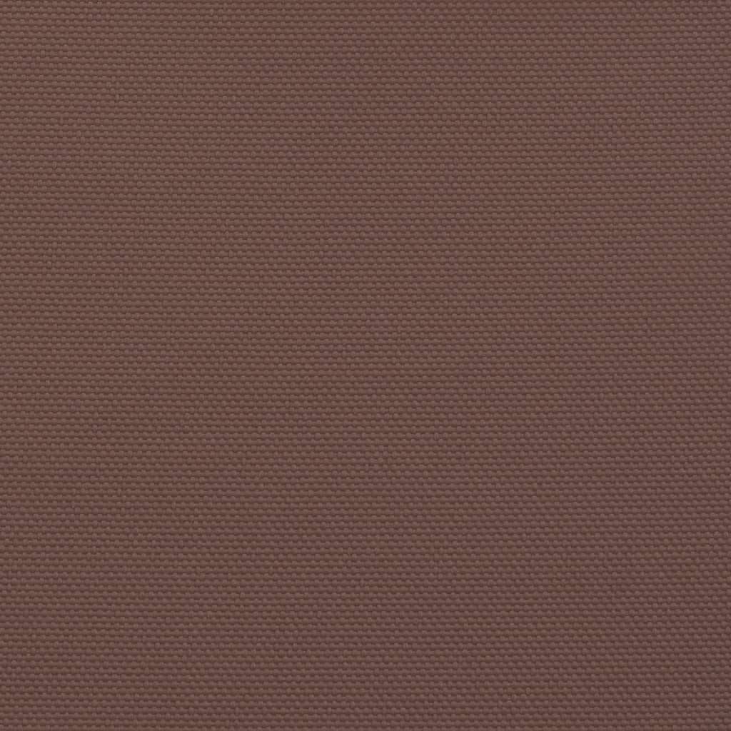 solsejl 3,5x3,5x4,9 m trekantet oxfordstof brun