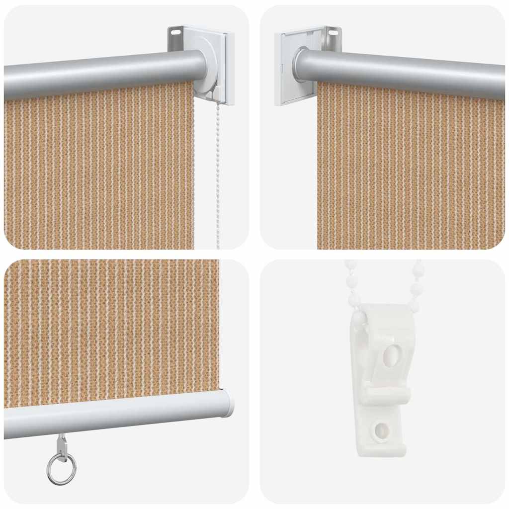 udendørs rullegardin 65 (B) x 140 (H) cm beige