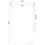 udendørs rullegardin 65 (B) x 140 (H) cm beige