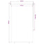 udendørs rullegardin 85 (B) x 140 (H) cm beige