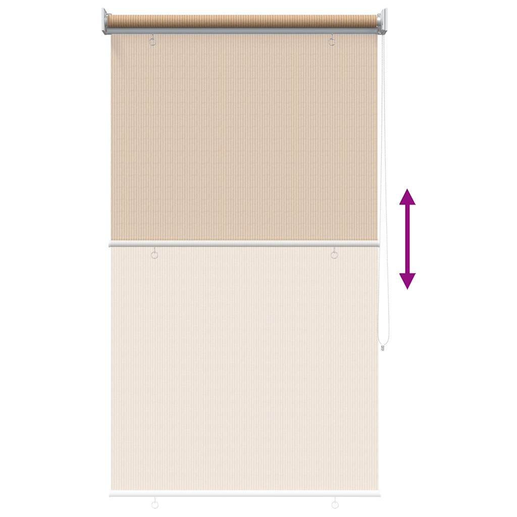 udendørs rullegardin 85 (B) x 140 (H) cm beige