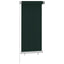 udendørs rullegardin 65 (B) x 140 (H) cm HDPE mørkegrøn