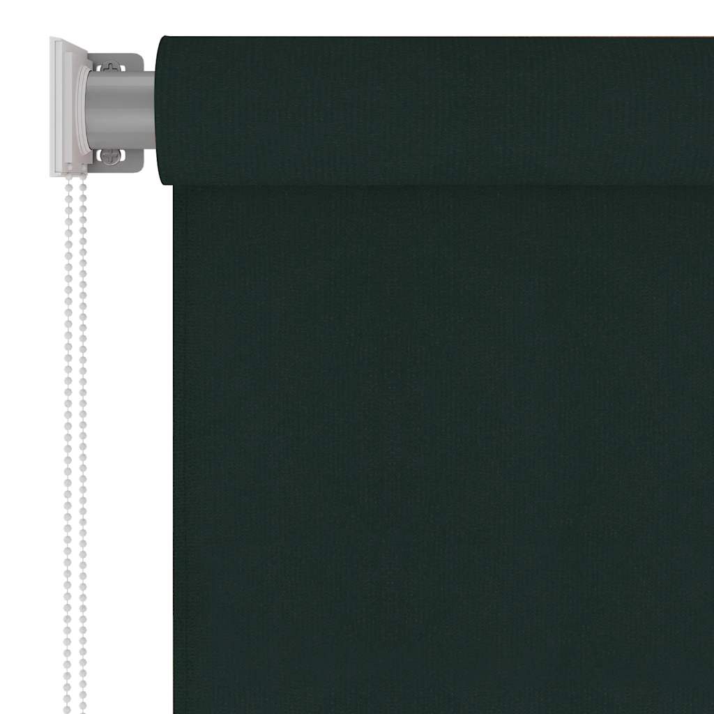 udendørs rullegardin 65 (B) x 140 (H) cm HDPE mørkegrøn