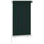 udendørs rullegardin 85 (B) x 140 (H) cm HDPE mørkegrøn