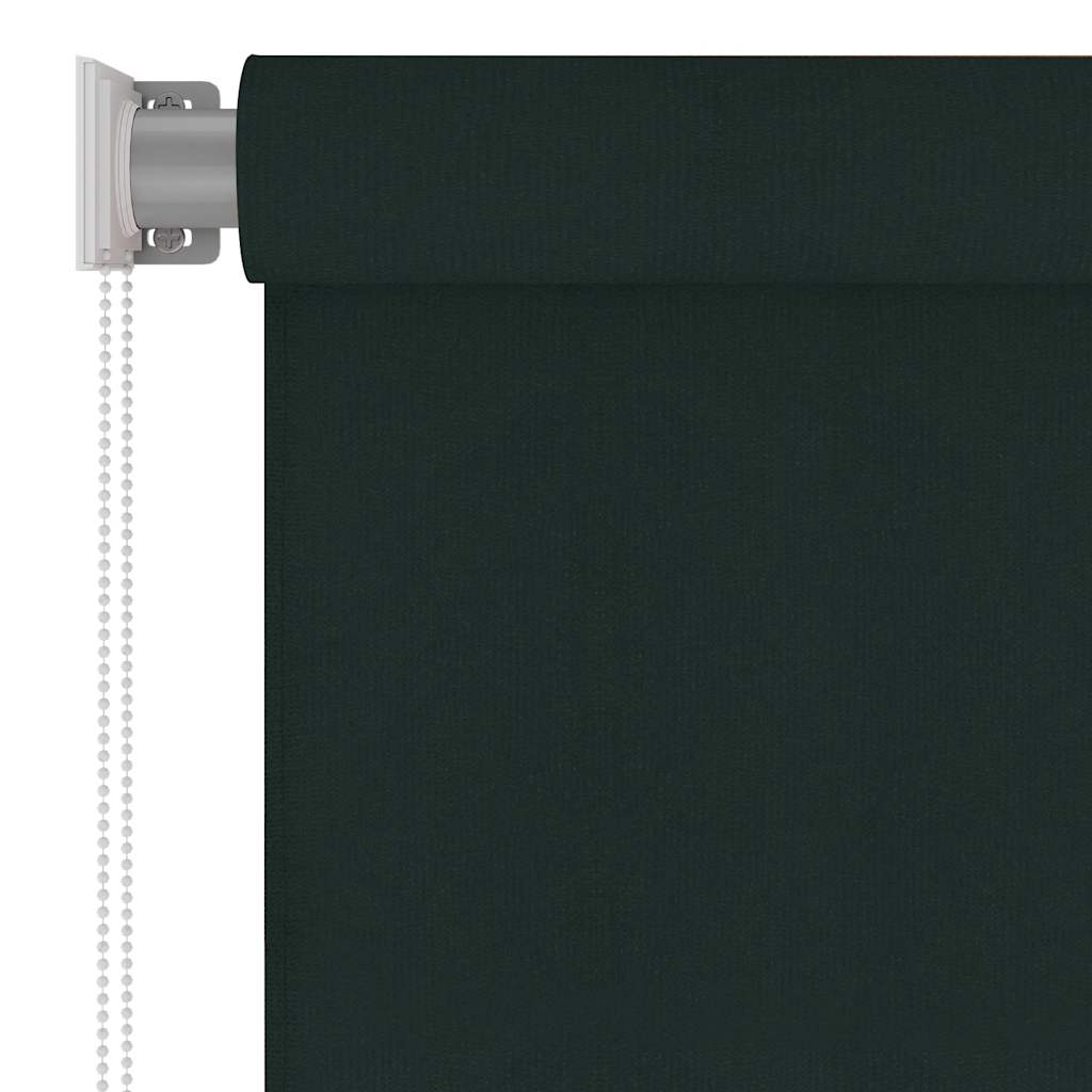 udendørs rullegardin 105 (B) x 140 (H) cm HDPE mørkegrøn