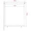 udendørs rullegardin 125 (B) x 140 (H) cm HDPE mørkegrøn