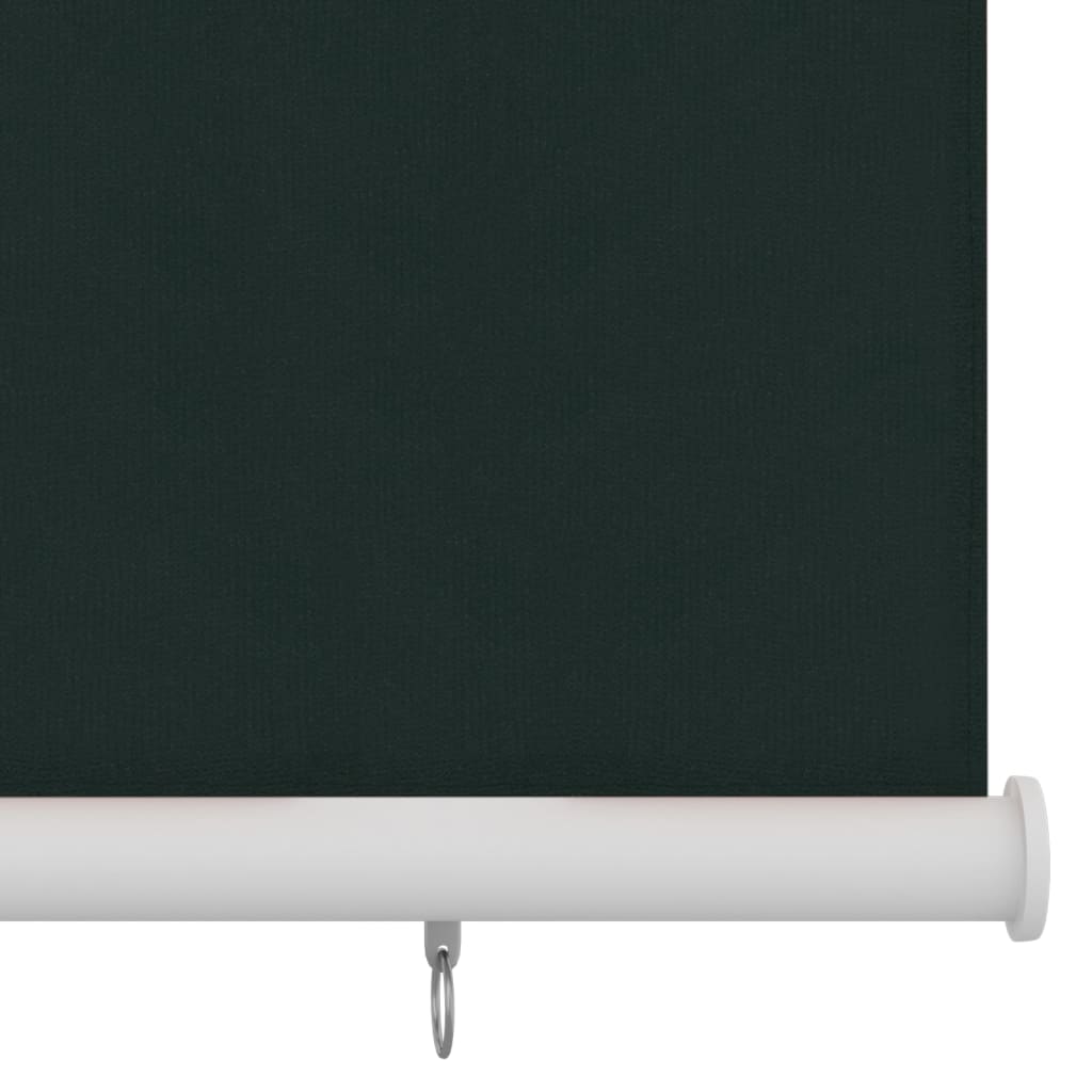 udendørs rullegardin 205 (B) x 140 (H) cm HDPE mørkegrøn