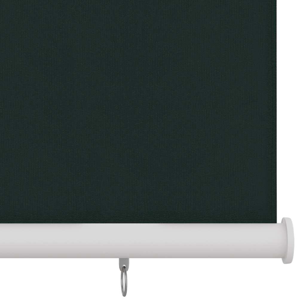 udendørs rullegardin 225 (B) x 140 (H) cm HDPE mørkegrøn