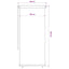 udendørs rullegardin 65 (B) x 230 (H) cm HDPE mørkegrøn