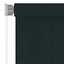 udendørs rullegardin 105 (B) x 230 (H) cm HDPE mørkegrøn