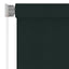 udendørs rullegardin 145 (B) x 230 (H) cm HDPE mørkegrøn
