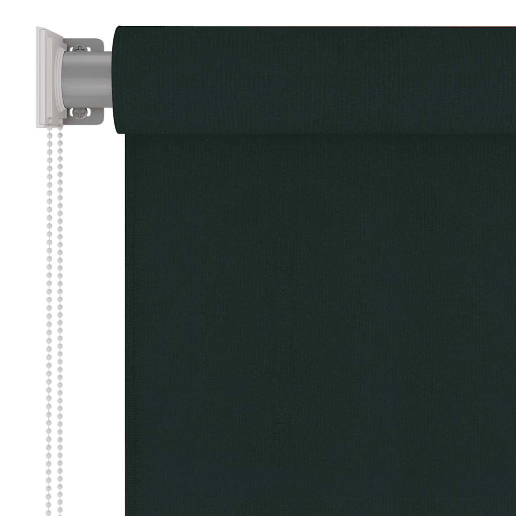 udendørs rullegardin 225 (B) x 230 (H) cm HDPE mørkegrøn