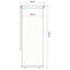 udendørs rullegardin 85 (B) x 230 (H) cm HDPE blå