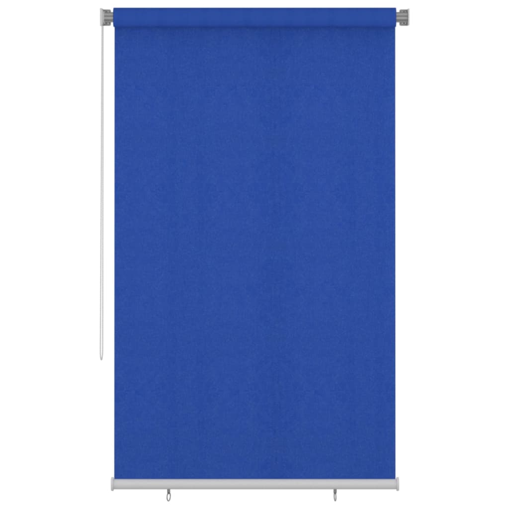 udendørs rullegardin 145 (B) x 230 (H) cm HDPE blå