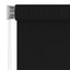 udendørs rullegardin 185 (B) x 230 (H) cm sort