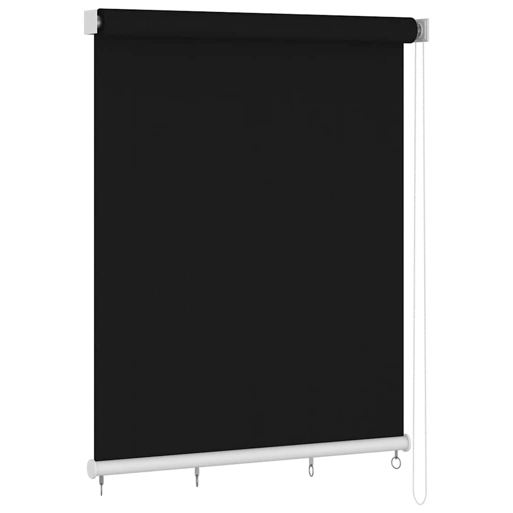 udendørs rullegardin 225 (B) x 230 (H) cm sort