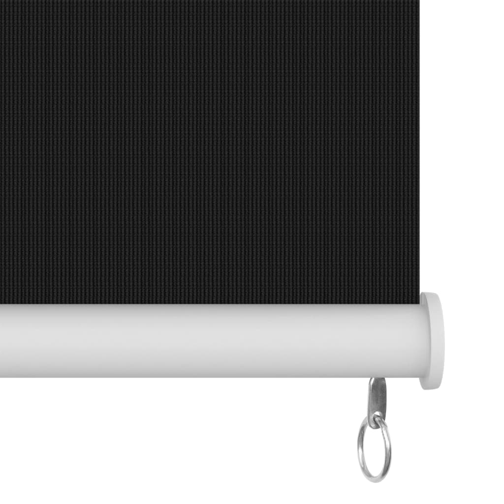 udendørs rullegardin 225 (B) x 230 (H) cm sort