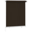 udendørs rullegardin 125 (B) x 140 (H) cm brun