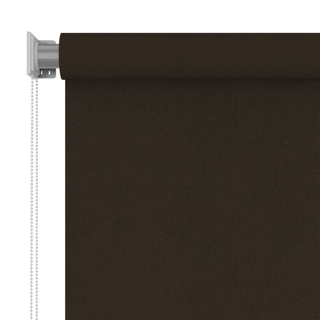 udendørs rullegardin 125 (B) x 140 (H) cm brun