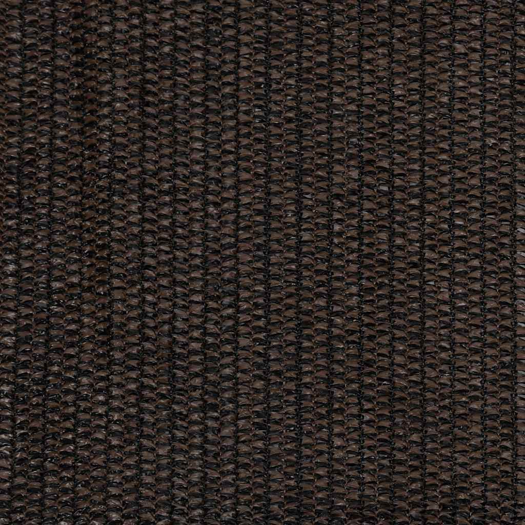 udendørs rullegardin 125 (B) x 140 (H) cm brun
