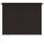 udendørs rullegardin 185 (B) x 140 (H) cm HDPE brun