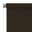 udendørs rullegardin 185 (B) x 140 (H) cm HDPE brun
