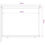 udendørs rullegardin 185 (B) x 140 (H) cm HDPE brun