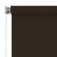 udendørs rullegardin 165 (B) x 230 (H) cm HDPE brun
