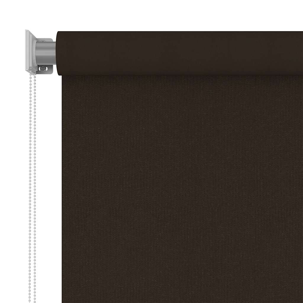 udendørs rullegardin 205 (B) x 230 (H) cm HDPE brun