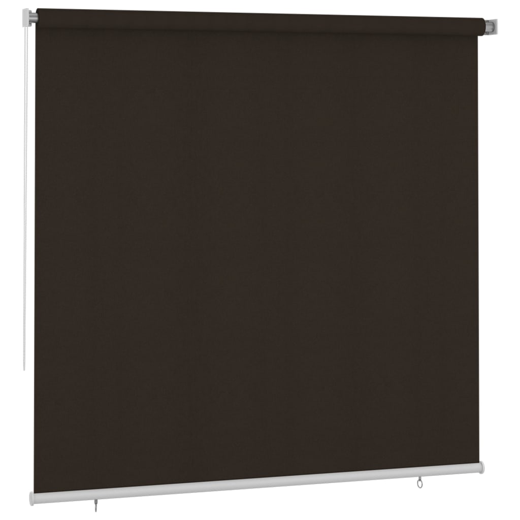 udendørs rullegardin 245 (B) x 230 (H) cm brun