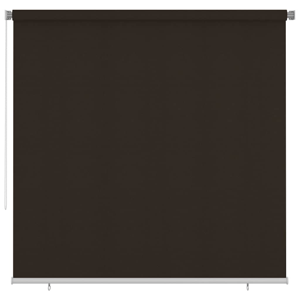 udendørs rullegardin 245 (B) x 230 (H) cm brun