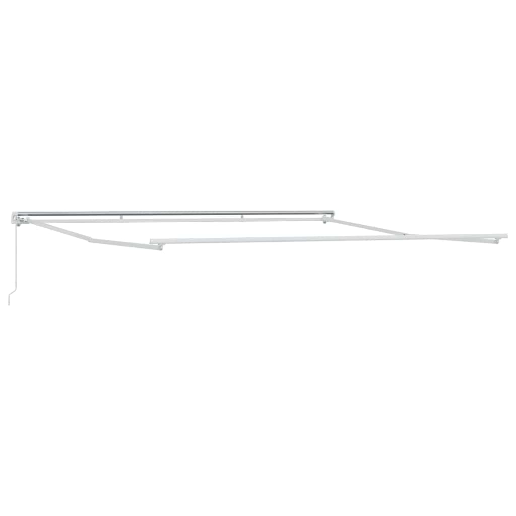 Markiseramme Hvid 450 × 350 cm Aluminium