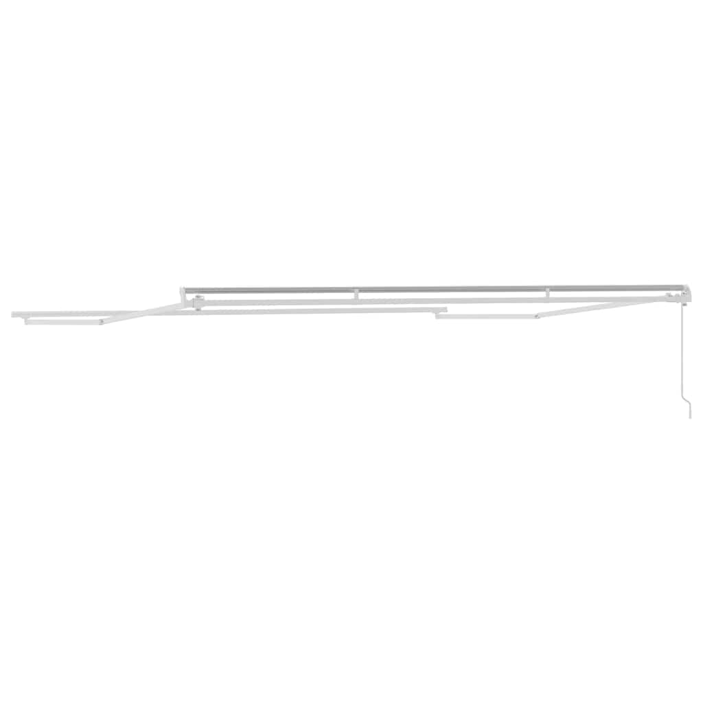 Markiseramme Hvid 450 × 350 cm Aluminium