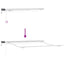 Markiseramme med LED -strimmellys Hvid 300 x 250 cm Aluminium