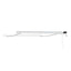Markiseramme med LED -strimmellys Hvid 350 x 250 cm Aluminium