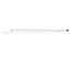 Markiseramme med LED -strimmellys Hvid 600 × 300 cm Aluminium