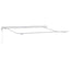 Markiseramme Hvid 300 x 250 cm Aluminium